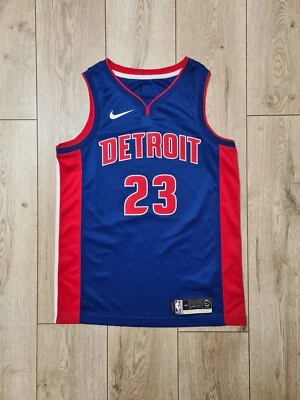 ДЕТРОЙТ ПОРШНИ ДЖЕРСИ ГРИФФИН #23 БАСКЕТБОЛЬНАЯ РУБАШКА ДЖЕРСИ NIKE CONNECT szM - Изображение 1 из 4