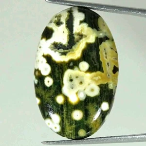 22.80Cts Natural Ocean Jasper Oval Cabochon loose Gemstone 18x29x5mm - Picture 1 of 3