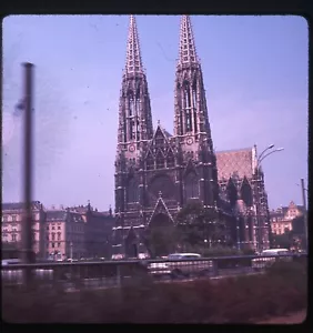 1964 Vienna Austria Ektachrome Kodak Slide Transparency Color Street Scene lot 2 - Picture 1 of 6