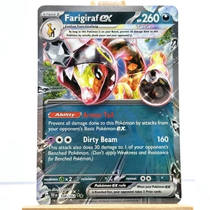 Farigiraf ex 108/162 Double Rare Pokemon TCG Scarlet & Violet Temporal Forces - Picture 1 of 4