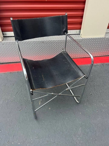 Vintage Directors Leather Folding Chair Cover