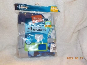 Hanes Boys Tagless Briefs Med 10/12 4 Pack. - Picture 1 of 6