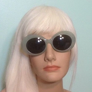 A.J. Morgan Oversize Gray/Green Sunglasses Frames Vintage - Picture 1 of 5