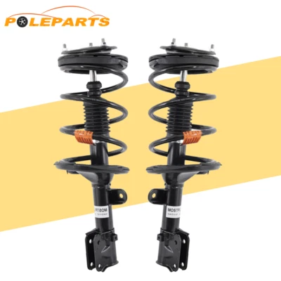 Pair Front Struts W/ Coil Springs For 2007-10 Hyundai Entourage 06-12 Kia Sedona Foto 1 de 4