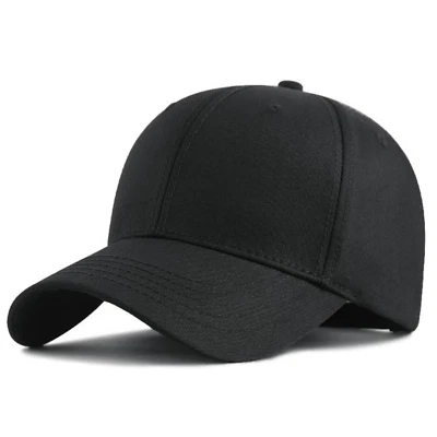 Basecap Baseball Cap Mütze Verstellbare Kappe Schwarz Herren Damen Kappe Neue