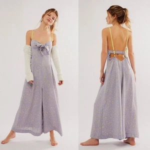 NEW FREE PEOPLE INTIMATELY SKY COMBO COMING HOME ROMPER SZ S SMALL - Picture 1 of 5