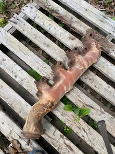 1970s Ford Torino Mustang LTD 400 351C 2v RH passenge side exhaust manifold D2OE - Bild 1 von 10
