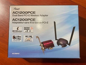 Rosewill AC1200PCE Wireless Dual Band PCI Express Adapter, New Open Box - Picture 1 of 5