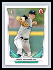 Ryan Yarbrough  2014 Bowman Draft  ROOKIE CARD RC #DP105   Tampa Bay Rays