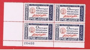 #1139 MNH OG plate block of 4 Credo Free S/H - Picture 1 of 1