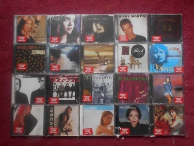 Лот 20 б/у компакт-дисков (80-е, 90-е и 2000-е) (различные исполнители) (смешанный жанр) - Изображение 1 из 4