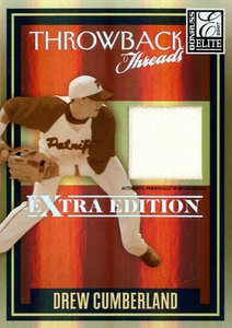 2007 Donruss Elite Extra Edition Throwback Threads #4 Drew Cumberland/500