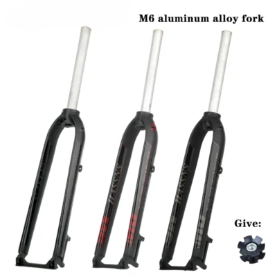 MTB Bicycle Fork Mountain Gravel Bike Disc Brake Rigid Fork 26 27.5 29er Alloy - Image 1 of 4