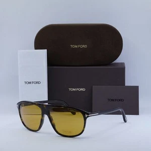 Occhiali da sole TOM FORD FT1027 52E avana/marrone 60-14-140 nuovi autentici - Foto 1 di 6