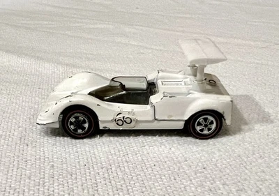 Hot Wheels Redline Chaparral 1969 2G blanco con ala original serie Grand Prix Foto 1 de 4