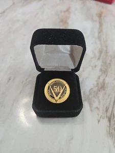 Cadillac Deville Golden Anniversary hap lapel Pin Accessory 50 Years GM - Picture 1 of 3