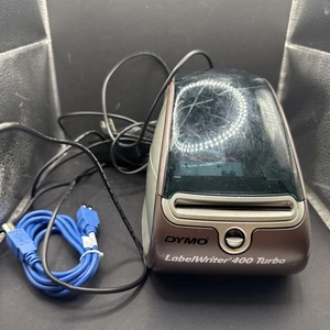 Dymo LabelWriter 400 Thermo Etikettendrucker, Netzkabel und USB-Kabel - Bild 1 von 4
