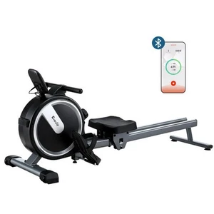 16 Level Magnetic Rowing Machine for Home with App Connect Black - Picture 1 of 7
