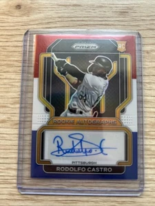 2022 Panini Prizm Rookie Autographs Rodolfo Castro Auto /50 Red White Blue Prizm - Picture 1 of 2