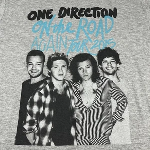 Camiseta One Direction Band 2015 talla XL On The Road Again Tour Gildan Softstyle - Imagen 1 de 11