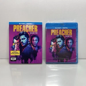 Preacher - Season Two 2 (Blu-ray + Digital, 2017, 4-Disc Set) w/ Slipcover NEW - Picture 1 of 9