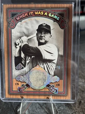 2006 SP Legendary Cuts When It Was A Game Used /75 Johnny Mize #WG-MZ HOF - Image 1 of 2