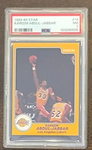 PSA NM 7 1983-84 STAR KAREEM ABDUL-JABBAR 14 83995715 - Picture 1 of 2
