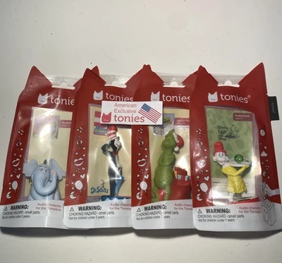 Dr Suess US tonies: Grinch, Cat in the Hat, Green Eggs & Ham, Horton Hears A Who - Image 1 of 3