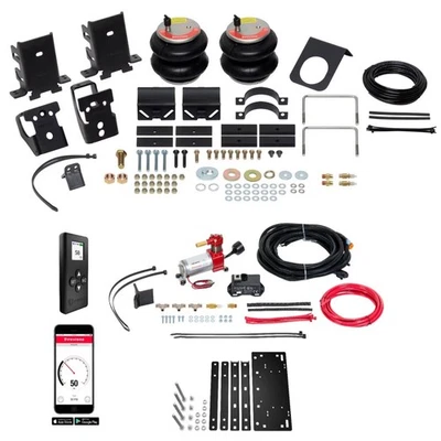 Firestone RED Label Air Springs & Single Standard Compressor for 11-16 F250 F350 Foto 1 de 4