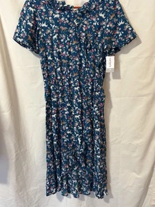 Carter's Girls Horse Pony Print Tiered Floral Dress Green NWT Size 14 Summer - Picture 1 of 8