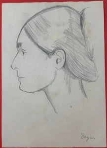 Edgar Degas (Handmade) Mixed Media on Paper Painting signed and stamped - Picture 1 of 2