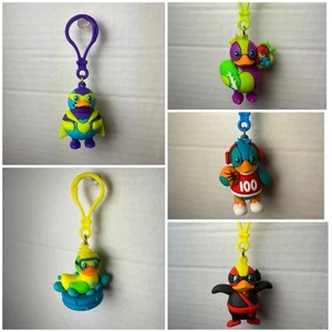 Kids Heart Challenge 5 Ducks Keychains Ace Dakota Rain Wynn Pepper 2025 - Picture 1 of 10