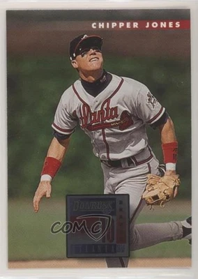 1996 Donruss Chipper Jones #437 HOF - Image 1 of 2