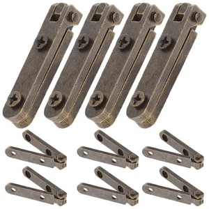 10 piezas Bisagras Tapón Puerta Bisagra Plana Acero Armario Bisagras Metal Bisagra Plana - Imagen 1 de 11