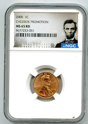 2023 EXTRA ' V ' ERROR VDB V NGC MS65 RD LINCOLN SHIELD PENNY CENT RARE VARIETY - Image 1 of 3