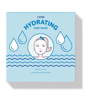 NEW MARY KAY 2-STEP HYDRATING MOISTURISING BEAUTY SHEET MASK 1 BOX 8PCS ~01/25 - Image 1 of 2
