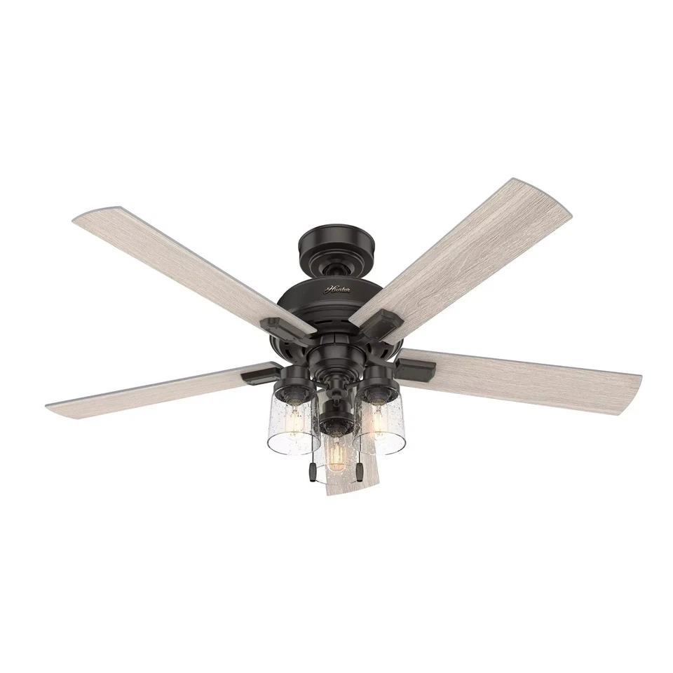 Hunter Fans 51854 Hartland - 5 Blade Ceiling Fan with Light Kit In