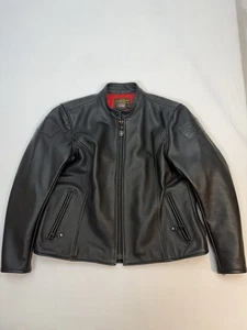 Vanson x Grunt Style Leder Motorrad Jacke Damen 2XL schwarz Made in USA - Bild 1 von 21