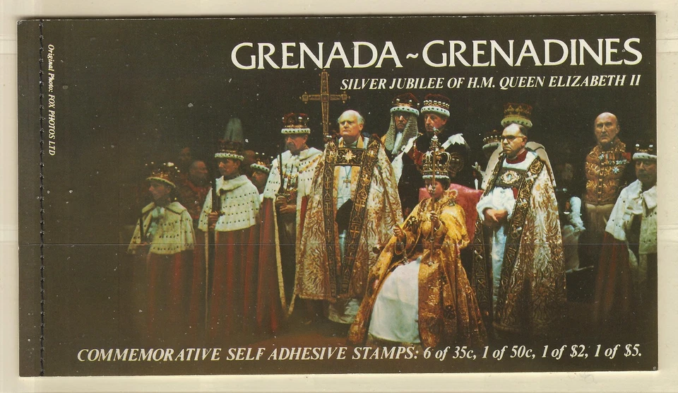 Гренада Гренадины 1977 Серебряный юбилей буклет новом SG SB1 - Изображение 1 из 1