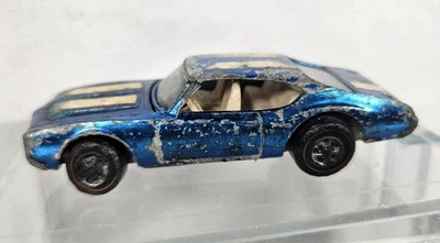  Hot Wheels Redline Olds 442 1971 azul con rayas 1969 Foto 1 de 4