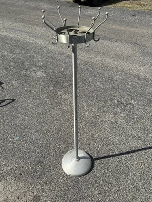 Perchero de madera vintage para caballero mayordomo valet soporte de piso ropa traje Foto 1 de 4