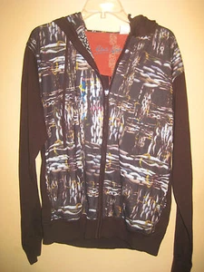  ROBERT GRAHAM SWEATER FULL ZIP FRONT SIZE m,jacket y5 - Picture 1 of 6