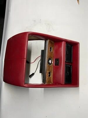 Rolls Royce Bentley Silver Spirit Spur Borgoña, Rojo Radio Ventilación Consola Central Foto 1 de 4