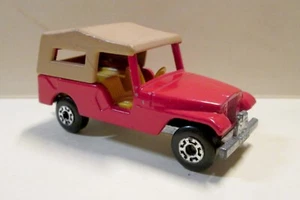 MATCHBOX No. 53 JEEP CJ6, LESNEY SUPERFAST, c. 1977, Bright Red - Picture 1 of 4