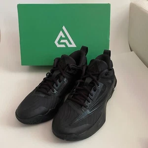 Scarpe da ginnastica uomo Nike Giannis Immortality 3 tutte nere nuove con scatola taglia 11,5 DZ7533-001 - Foto 1 di 16