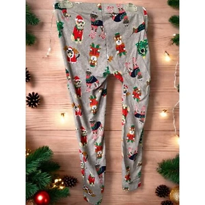 Old Navy Girls Gray Christmas Themed Legging Pants XL size 12 Dated 2021 - Picture 1 of 9