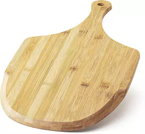 Pizza Peel, Premium Bamboo Pizza Spatula Paddle Cutting Board Handle (Baking Piz - Picture 1 of 7