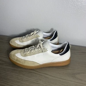 COLE HAAN Men Grandpro Turf Sneaker Size 10.5 M Ivory Tumbled Stone Suede C29161 - Picture 1 of 17