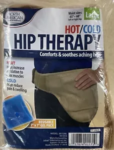 North American Health & Wellness Hot/Cold Hip Therapy in Tan-Size Large-NEW - Picture 1 of 4
