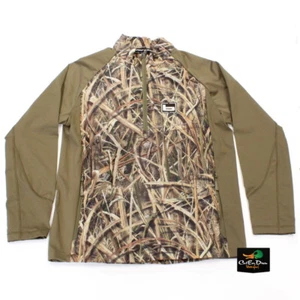 BANDED GEAR 1/4 ZIP HAILSTONE PULLOVER JACKET SHADOW GRASS BLADES CAMO MEDIUM - Picture 1 of 2